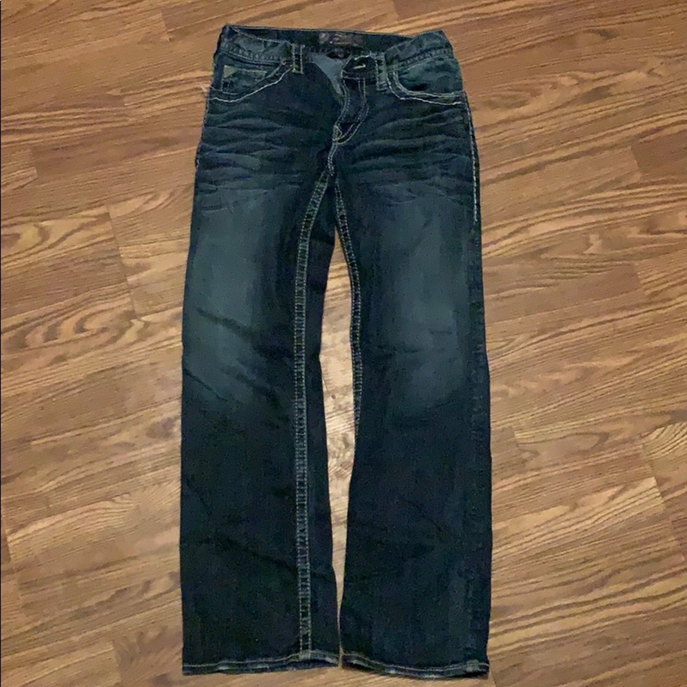 Silver Buckle “Zac” Jeans